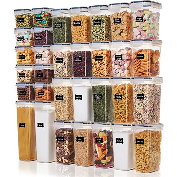 NEW VTOPMART 32 PIECE AIRTIGHT FOOD STORAGE