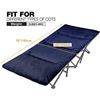 Image 2 : NEW UNBOXED REDCAMP NAVY BLUE XL COT MATTRESS PAD