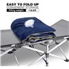 Image 3 : NEW UNBOXED REDCAMP NAVY BLUE XL COT MATTRESS PAD