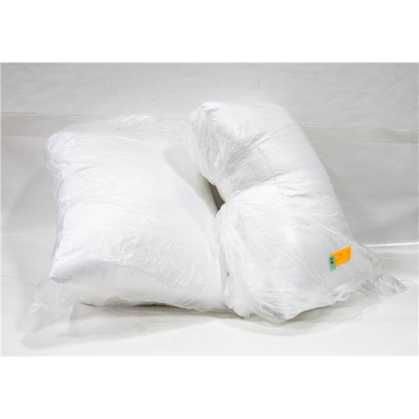 NEW REPACK SET OF 2 NEW QUEEN PILLOWS