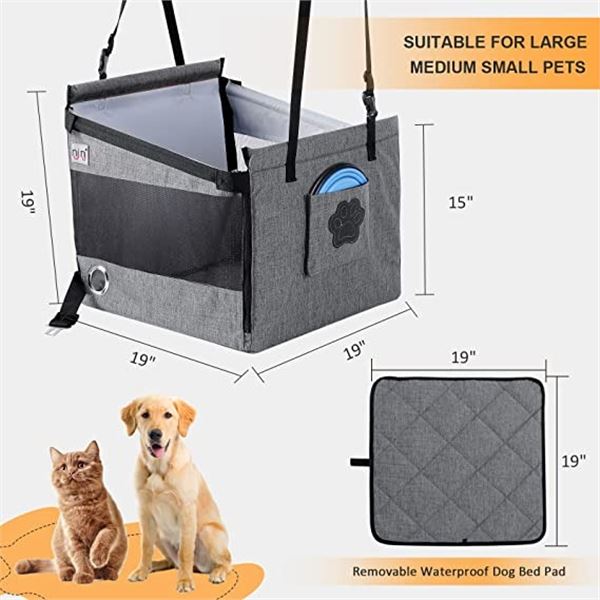 NJ NJ VEHICLE PET CARRIER MESH CRATE WITH CUSHION