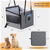Image 1 : NJ NJ VEHICLE PET CARRIER MESH CRATE WITH CUSHION