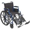 Image 1 : NEW DRIVE MEDICAL BLUE STREAK WHEELCHAIR WITH