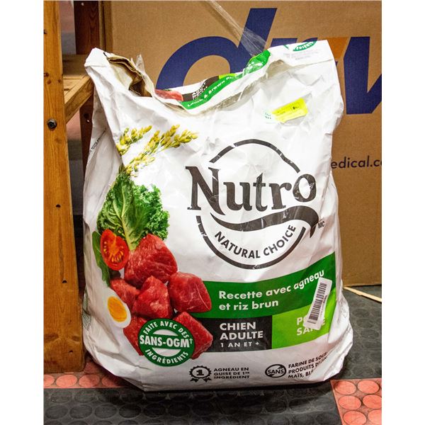 NEW BAG OF NUTRO LAMB AND BROWN RICE 13.6KG