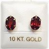 Image 1 : S160-94 10K GARNET(1.8CT) EARRINGS