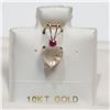 Image 1 : S160-93 10K MOONSTONE PENDANT