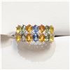Image 1 : S160-61 SILVER SAPPHIRE RING