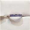 Image 1 : S160-79 SILVER TANZANITE RING