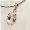 Image 1 : S160-65 10K/14K MORGANITE DIAMOND NECKLACE