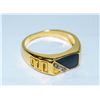 Image 1 : NEW .925 SILVER GOLD PLATED RING SIZE 11