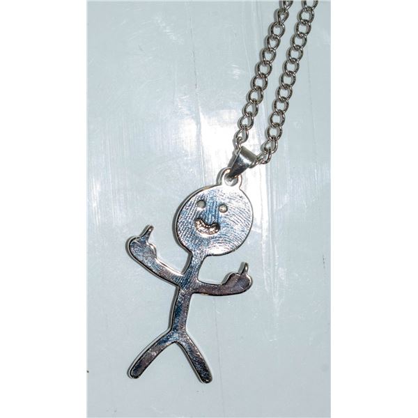 Stick Figure Chain NEW STICK-MAN PENDANT ON CHAIN