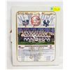NEW YORK YANKEES 2000 WORLD SERIES PLAQUE WITH