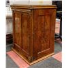 ANTIQUE OAK CABINET 22" X 18" X 29"