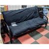 ESTATE BLACK METAL FUTON & MATTRESS
