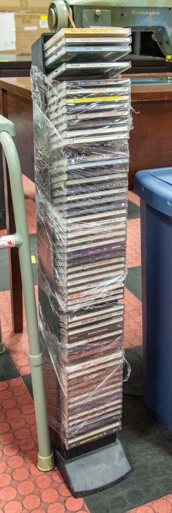 ESTATE CD TOWER WITH MUSIC LIBRARY