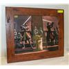 Image 1 : RUSTIC 21.5 X 25.5 INCH FRAMED STAR WARS PICTURE
