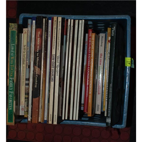 LARGE LOT ASSORTED COOK BOOKS