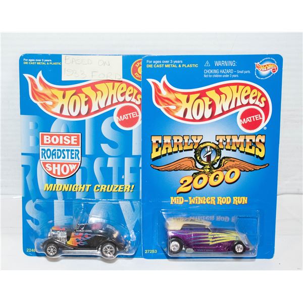 2 NEW HOT WHEELS - '33 FORD & PHAETON