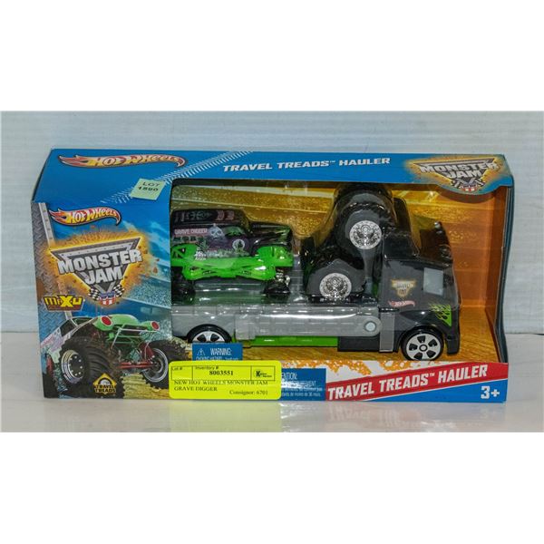 NEW HOT WHEELS MONSTER JAM GRAVE DIGGER