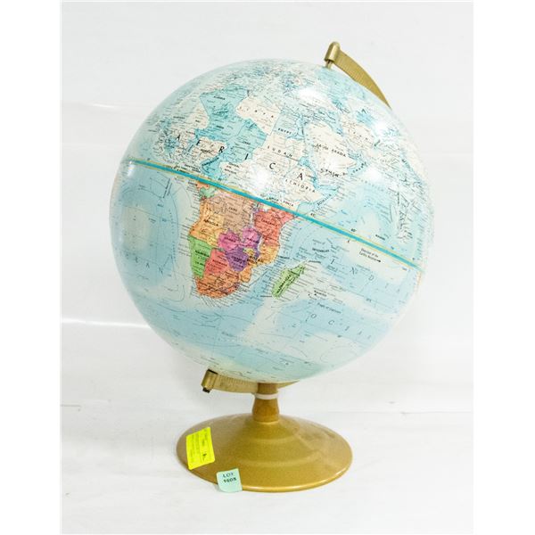 ESTATE WORLD GLOBE ON PEDESTAL STAND-ESTATE