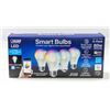 FEIT WIFI SMART BULBS 9W LED 4 PACK