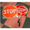 Image 1 : FOUR STOP/SLOW PADDLE SIGNS