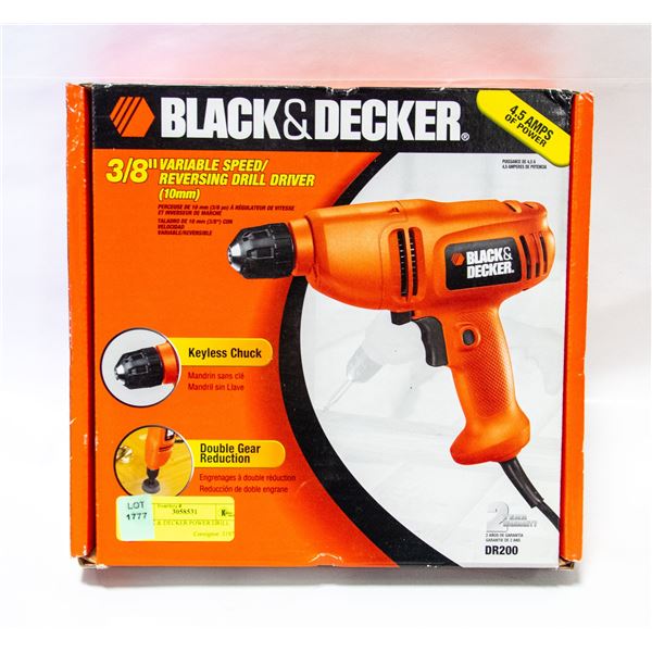 BLACK & DECKER POWER DRILL