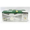 NEW IN BOX CELING FAN WITH LIGHT WHITE