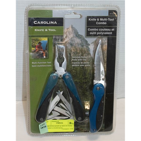 CAROLINA KNIFE & MULTI-TOOL COMBO (UNOPENED)