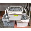 Image 1 : 2 1/2 8D GALVANISED NAILS FULL PAIL X 3 LOTS