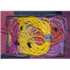 FLAT OF EXTENSION CORDS VARIOUS LENGTHS