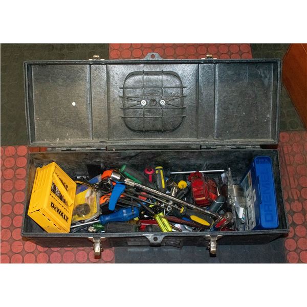 TUFFBOX LARGE LOADED WITH TOOLS LOTS OF WRENCHES