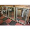 Image 1 : 3 LARGE ORNATE STYLE MIRRORS 31" X 34"