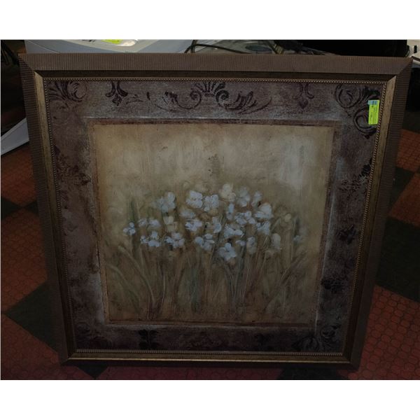 ESTATE FRAMED NARCISSUS FLOWERS 40" X 40"