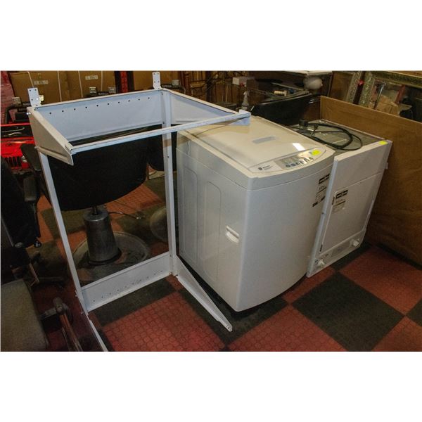 GE COMBO WASHER AND DRYER SPACE SAVER SET WITH