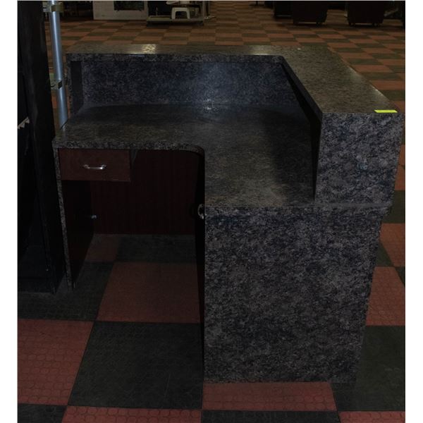 CORNER RECEPTION DESK H-42" W-49.5" L-47"