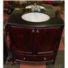 Image 1 : STONE TOP VANITY SINK H-38"(WITH FAUCET) W-23"