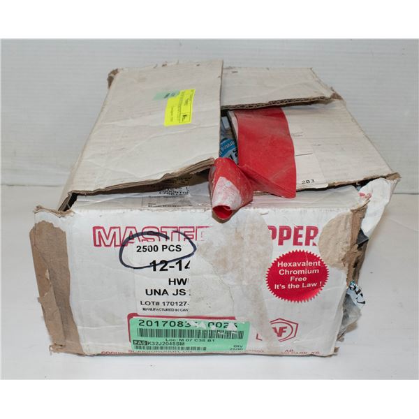 BOX OF 1500 PLUS SCREWS 12X1.5" INCH