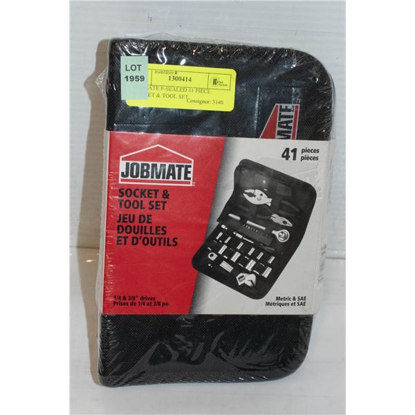 JOBMATE F-SEALED 41 PIECE SOCKET & TOOL SET