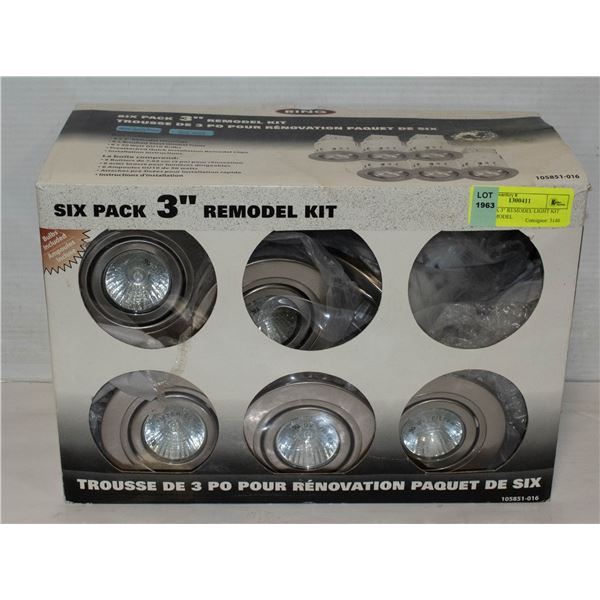 SIX PACK 3  REMODEL LIGHT KIT (RING - MODEL