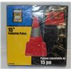 Image 1 : NEW POWER FIST 15" FOLDABLE TRAFFIC CONE