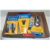 Image 1 : LARGE FLAT OF NEW TOOLS AND ACCESSORIES - OUT OF