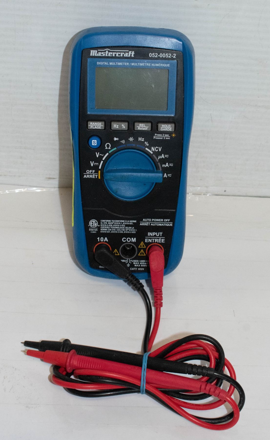 MASTERCRAFT MULTIMETER 052-0052-2