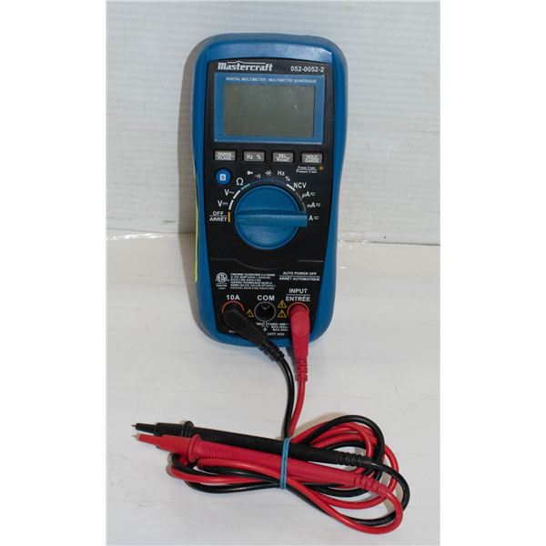 MASTERCRAFT MULTIMETER 052-0052-2