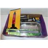 Image 1 : LARGE FLAT OF NEW TOOLS AND ACCESSORIES - OUT OF