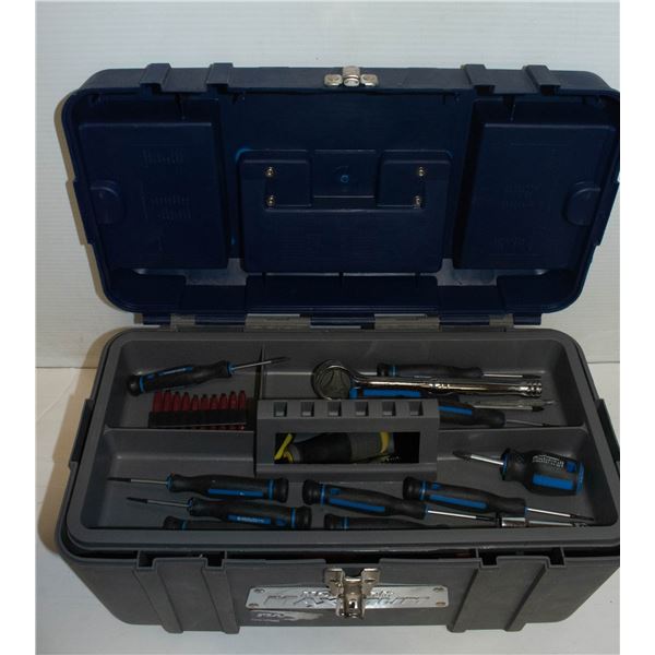 MASTER CRAFT TOOL BOX WITH CONTENTS
