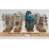 Image 2 : LOT OF 8 - GLASS INSULATORS 