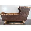 Image 3 : PRIMITIVE WOODEN CRADLE W/ DOVETAIL CONSTRUCTION