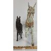 Image 2 : LOT OF 2 - CARVED WOODEN HORSES