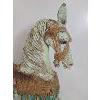 Image 4 : LOT OF 2 - CARVED WOODEN HORSES